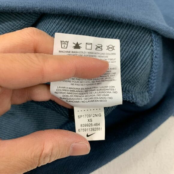 Nike Dri Fit Versa Training Top XS Extra Small Open Back Mid Sleeves Shirt *Read - Picture 8 of 11